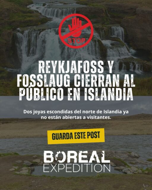 🇮🇸 Iceland updates its routes: Reykjafoss and Fosslaug are closed to the public

Reykjafoss Waterfall and Fosslaug Hot Spring, two little-known places in northern Iceland, are no longer open to visitors following the closure of access by the landowner.

The case once again reminds us of something important: in Iceland, many natural sites are located on private land or sensitive areas, and traveling responsibly also means respecting access, signs and closures.

That's why, when you travel to Iceland, It is not enough to save places on Google Maps. The route must be reviewed, update and operate with knowledge of the destination.

At Boreal Expedition we work with updated routes and accompaniment at the destination so that you can experience Iceland safely., respect and good logistics.

📌 Did you have this place on your bucket list?
Save this post and share it with someone planning Iceland.
.
#BorealExpedition #Iceland #IcelandTravel #Reykjafoss #Fosslaug