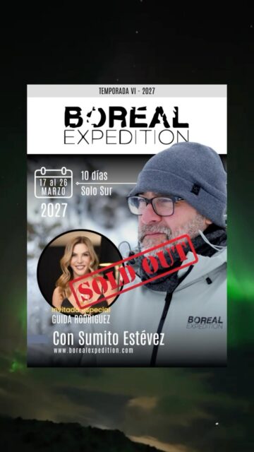 🇮🇸🔥 SOLD OUT | Iceland with @sumitoestevez 

A new group of travelers joins this gastronomic adventure through Iceland with @sumitoestevez and Boreal Expedition.

Of the 17 al 26 March 2027, we will live an expedition of 10 days on the South Route, where the kitchen, Nature and the excitement of traveling meet in one of the most impressive destinations in the world.

Besides, This edition will have the special participation of Guida Rodríguez @picsbyguida , sommelier and director of Wine and Sense Club, who will accompany the experience with a sensory look around the wine, pairings and gastronomic connection.

To all travelers who have already secured their place: welcome to this adventure.

See you in Iceland to live an unforgettable route among the auroras, glaciers, hot springs, extreme landscapes and moments that stay forever.

✨ Thank you for trusting Boreal Expedition.
This group is officially SOLD OUT.
.
#BorealExpedition #SumitoEstevez #Islandia2027 #FoodieAdventureIceland #AurorasBoreales