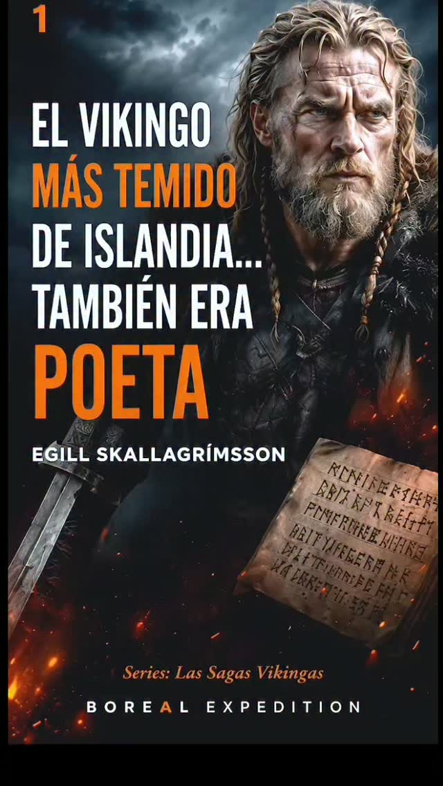 El vikingo más temido de Islandia también fue poeta.

Egill Skallagrímsson no fue importante solo por sus batallas. Fue importante porque su vida se convirtió en una de las grandes historias de la literatura islandesa.

Fue guerrero, granjero, viajero, rebelde y poeta. Su mundo estaba marcado por disputas familiares, viajes por el Atlántico Norte, conflictos con reyes y una relación profunda con la palabra.

En la cultura nórdica, la poesía no era simple decoración. Era poder. Era honor. Era memoria.

A Egill se le atribuyen poemas que siguen siendo parte fundamental de su leyenda: Höfuðlausn, recordado como el poema que le salvó la vida, y Sonatorrek, donde el dolor por la pérdida de sus hijos se transforma en una de las expresiones más humanas de las sagas.

Por eso existe la Saga de Egill: porque su vida reunió todo lo que Islandia quiso recordar — violencia, familia, orgullo, exilio, poesía, dolor y resistencia.

Y lo más poderoso es que esta historia todavía tiene territorio.

Cuando nuestros tours llegan a Borgarnes, entramos en la Zona Saga de nuestro recorrido: Borgarnes, Borgarfjörður, Borg á Mýrum y el Settlement Center, donde la historia de Egill sigue viva.

En Boreal Expedition no solo recorremos Islandia.
Entramos en sus historias.

Guarda este post y comenta SAGA si quieres el próximo capítulo de Las Sagas Vikingas.

#BorealExpedition #LasSagasVikingas #EgillSkallagrimsson #SagaDeEgill #Borgarnes Borgarfjordur Islandia HistoriaVikinga SagasDeIslandia VikingHistory IcelandTravel ViajesConHistoria CazadoresDeAuroras AurorasBoreales VisitIceland
