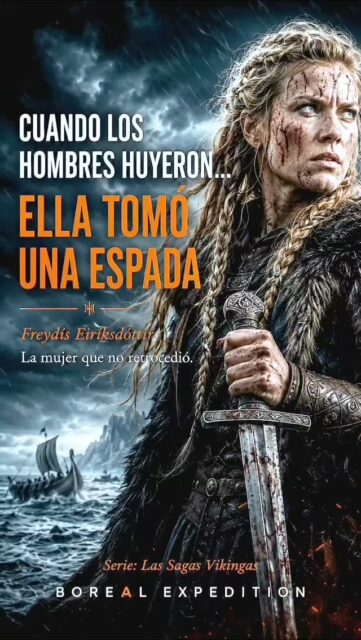 When many retreated...she took a sword.

Freydís Eiríksdóttir is not a comfortable figure within the sagas.
And maybe that's why it's impossible to forget her..

Daughter of Erik the Red, part of one of the most legendary families of the Nordic expansion, Freydís appears in the sagas as a fierce woman, determined and capable of facing what others feared.

Its history crossed the sea to Vinland, beyond Iceland and Greenland.
and there, in one of the most intense scenes in Nordic literature, Freydís appears pregnant, standing in the face of danger when others retreated.

Did not wait to be rescued.
took a sword.

But Freydís is not a simple heroine.
The sagas also show her to be ambitious., harsh and controversial.

And that is precisely its strength: It was not written to please..
It was written to be remembered.

An idea of ​​feminine strength resonates in her that still impacts: endurance, willpower, freedom and memory.

This is the 4th installment of The Viking Sagas.

Save this post and comment Auður the Wise if you want the next chapter about another powerful woman in Icelandic history.

Boreal Expedition
Trips that connect you with the real history of Iceland.

BorealExpedition #LasSagasVikingas #SagasDeIslandia #FreydisEiriksdottir #Freydis #VikingHistoryWomenVikings VikingWomen Iceland IcelandTravel VikingHistory Vinland ErikElRojo AurorasBoreales CazadoresDeAuroras ViajesConHistoria VisitIceland BorealExpeditionTours