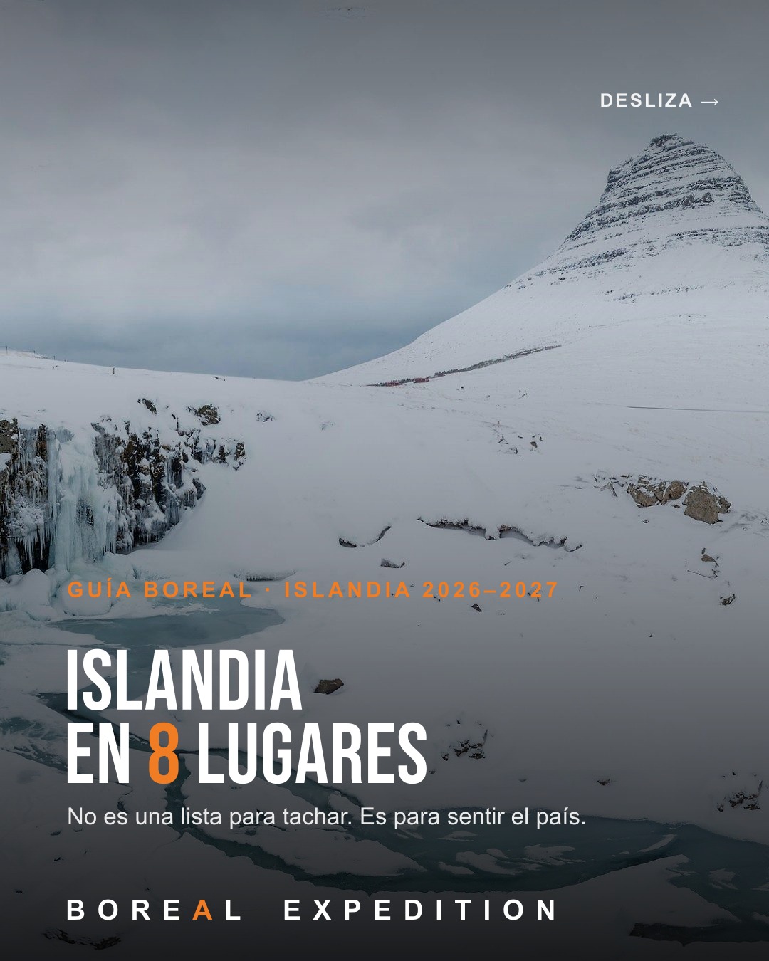 Islandia contada en 8 lugares. 🇮🇸✨

Dos continentes separándose, cascadas que se rodean por detrás, icebergs varados sobre arena negra. Cada uno de estos sitios explica algo distinto del país.

En la Guía Boreal están los 10, con las regiones, las distancias reales y cómo conectarlos sin convertir el viaje en una carrera.

👉 Comenta GUIA y te la enviamos gratis por privado.

📌 Guárdalo. Lo vas a necesitar cuando armes la ruta.

¿Cuál te llama más? Déjalo en los comentarios. 👇
.
.
.
#Islandia #Iceland #ViajarAIslandia #Jokulsarlon #DiamondBeach