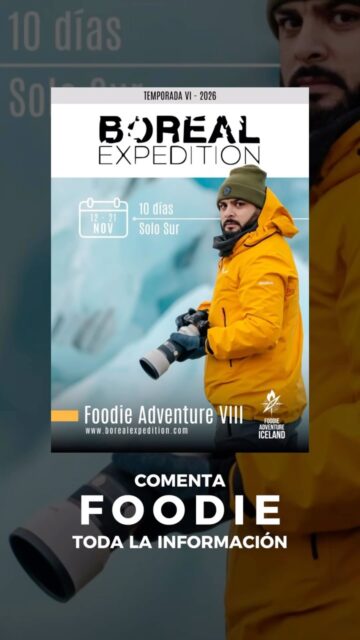 ⚠️LAST QUOTES - FOODIE ADVENTURE ICELAND 2026 📅 12–21 Nov 2026

🔥 @borealdude will be in charge of ALL meals on the trip.
✅ Everything included: accommodations, transport, experiences + health insurance and investment protection.
👥 Small group: maximum 18 travelers per departure.

💳 Book with $500 and pay in installments!

📩 Do you want prices, availability and payment plan?
Comment FOODIE to send you all the information.
.
#FoodieAdventureIceland #BorealExpedition #Islandia2026 #AurorasBoreales