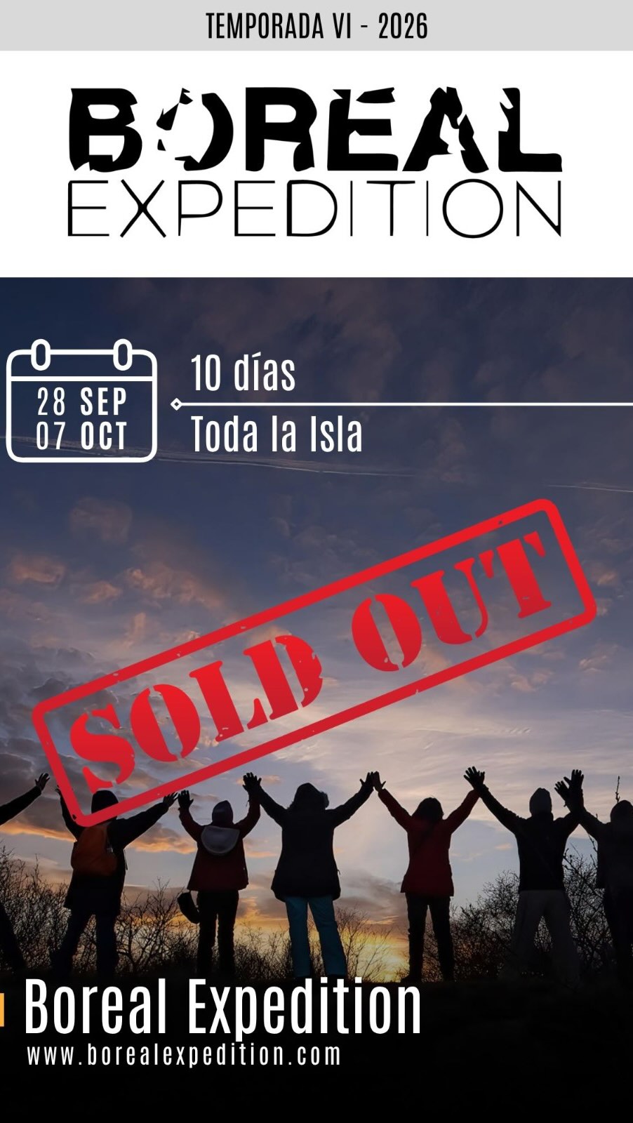 🚨🇮🇸 ¡SOLD OUT TOTAL EN NUESTROS TOURS DE SEPTIEMBRE! 🔥

Un nuevo grupo de viajeros ya tiene las maletas listas para embarcarse en una de las grandes aventuras de sus vidas. ✈️✨

Del 28 de septiembre al 07 de octubre, recorrerán Islandia junto a Boreal Expedition: cascadas, glaciares, volcanes, carreteras increíbles y noches de cacería bajo el cielo de auroras. 🌌❄️

Gracias por elegirnos y confiar en nuestro equipo para acompañarlos en esta experiencia. Ahora sí… comienza la cuenta regresiva. 🙌🏼

¡Nos vemos en Islandia! 🇮🇸

#BorealExpedition #Temporada6 #Islandia #AurorasBoreales