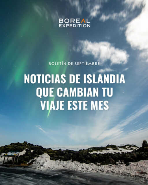 🚨 3 September news in Iceland that you should know if you plan to travel this month or the next 👇🏼

1️⃣ The dark nights and auroras are back
2️⃣ Peak Solar Maximum this fall
3️⃣ Routes and tourism 100% operational

At Boreal Expedition we are already on the route hunting the first green skies of the season. If you want to live this experience in first person and not through a screen, you are on time.

🟢 Tap the link in our profile to see the season's itineraries and write to us directly on WhatsApp. The Boreal Family awaits you.
.
.
.
#ViajesAIslandia #AurorasBoreales #NoticiasIslandia #ToursIslandia #NorthernLights #BorealExpedition #Iceland #RingRoad