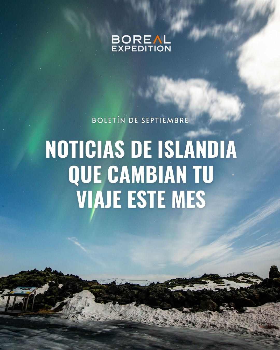 🚨 3 Noticias de septiembre en Islandia que debes saber si planeas viajar este mes o los próximos 👇🏼

1️⃣ Regresaron las noches oscuras y las auroras
2️⃣ Pico del Máximo Solar este otoño
3️⃣ Rutas y turismo 100% operativos

En Boreal Expedition ya estamos en la ruta cazando los primeros cielos verdes de la temporada. Si quieres vivir esta experiencia en primera persona y no a través de una pantalla, estás a tiempo.

🟢 Toca el enlace en nuestro perfil para ver los itinerarios de la temporada y escribirnos directamente a WhatsApp. La Familia Boreal te espera.
.
.
.
#ViajesAIslandia #AurorasBoreales #NoticiasIslandia #ToursIslandia #NorthernLights #BorealExpedition #Islandia #RingRoad
