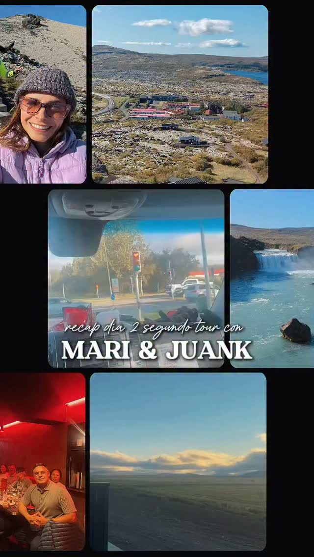 Día 2 | al norte de Islandia con la Familia Boreal 🚐❄️

​Continuamos nuestra ruta maravillándonos con los matices de esta tierra. Contemplamos el agua brotar directamente de la lava en las mágicas cascadas de Hraunfossar 🌊, subimos el cráter Grábrók para admirar vistas de horizonte infinito 🌋 y cerramos el día en la encantadora Akureyri, la ciudad donde hasta los semáforos te reciben con corazones ❤️🚦.

​@mari_travesia & @deviajeconjuank lideran esta ruta llena de buena vibra, conexión y paisajes que quitan el aliento. ¡La aventura norteña apenas comienza! ✨🙌
.
.
.
​#Islandia #TourTodoIncluido #Hraunfossar #Akureyri #Grabrok TurismoIslandia