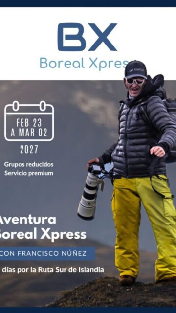 🇮🇸📸 In alliance with Francisco Núñez, CEO of @astrofotografiachile , we invite you to live Iceland.
🗓️February 23 to 02 of March, 2027 

✅ Accommodation
✅ Transportation during the route
✅ Medical insurance
✅ Breakfast and dinner
✅ Route through the South of Iceland

✨ An expedition to learn, notice, photograph and experience the magic of the night sky, the northern lights in one of the most powerful destinations on the planet.

💳 Reserva con USD $500 and pay the rest in easy installments spread over several months.

📩 Comment ASTRO or write to us by DM and we will send you all the information.
.
.
.
#BorealExpedition #AstroFotografiaChile #Astrofotografia #Islandia #AurorasBoreales